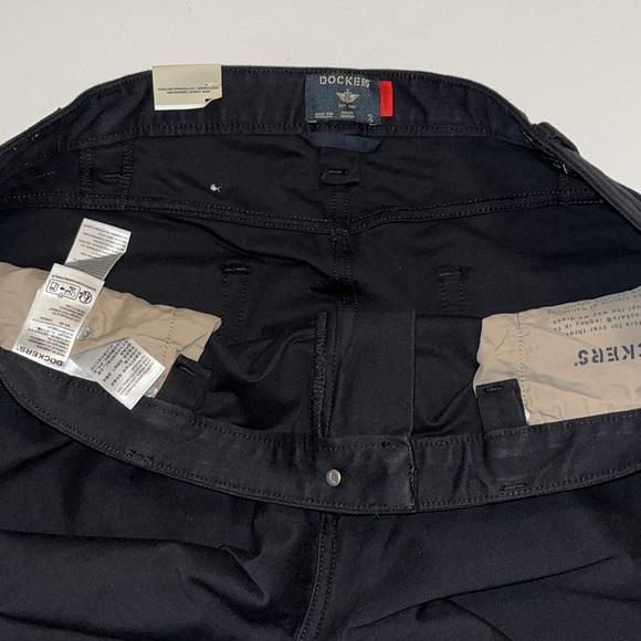 40/36 Dockers Men's Comfort Knit Jean Cut Straight Fit black 40x36 big tall NWT - Picture 8 of 12